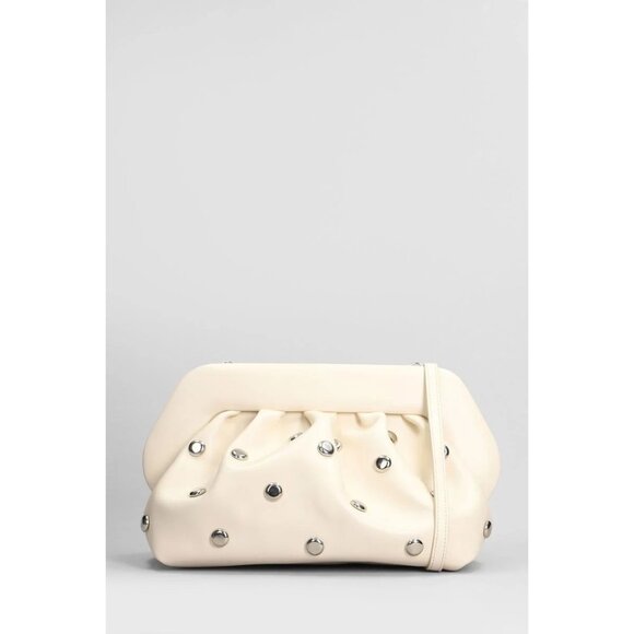 B-397. THEMOIRE Bios Beads Clutch Natural - Picture 1 of 1